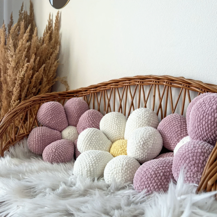 Image for Crochet Flower Pillow
