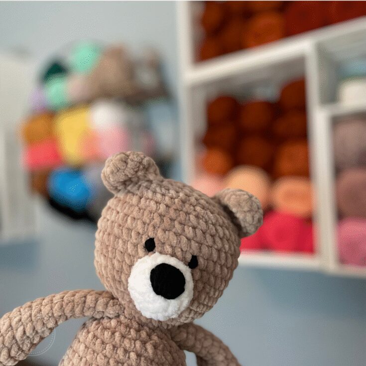 Image for Elio Bear and Honey Cone - Free Crochet Pattern