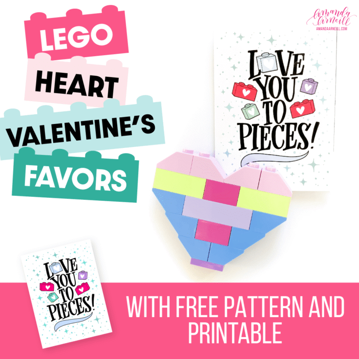 Image for How To: LEGO Heart Valentine's Day Favor