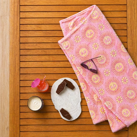 Image for Sunshine Skull Summerween Blanket