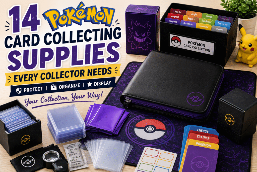 14 Pokémon Card Collecting Supplies Every Collector Needs