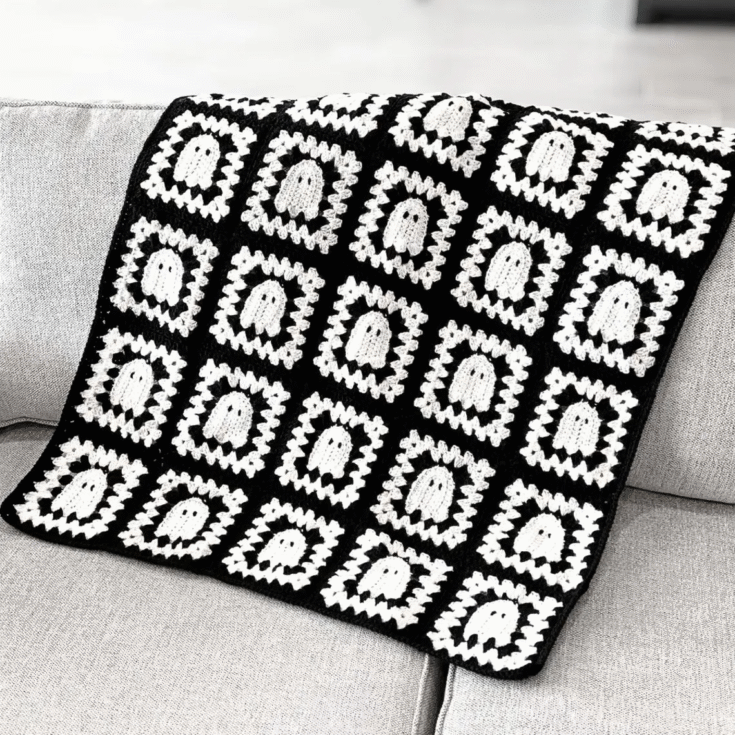 Image for Viral Ghost Crochet Blanket